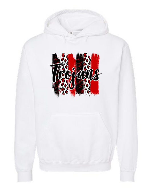 Lady Trojans Stripes Hoodie