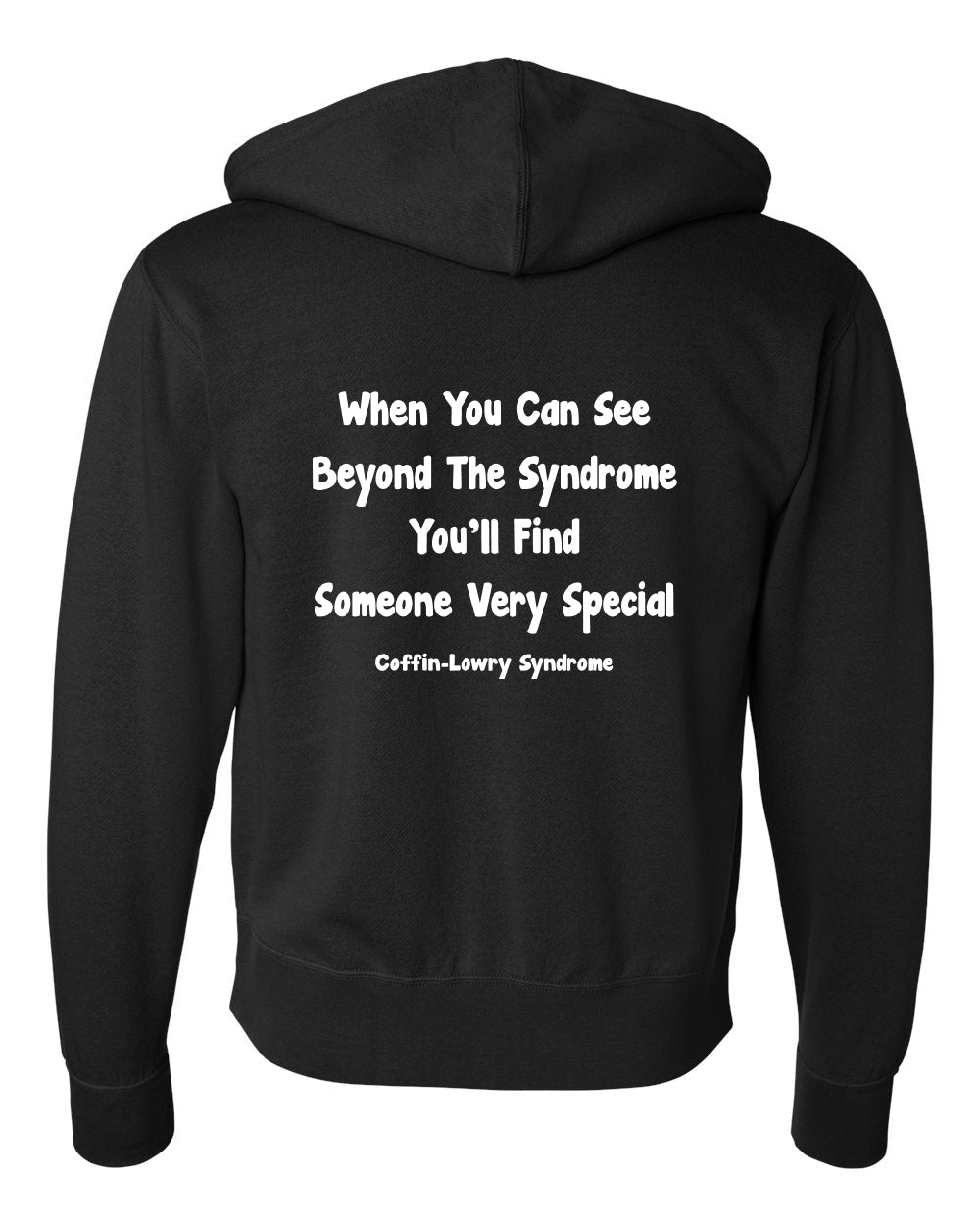 Coffin-Lowry Syndrome Sweatshirts (*LIGHTWEIGHT* FULL-ZIP HOODIE)