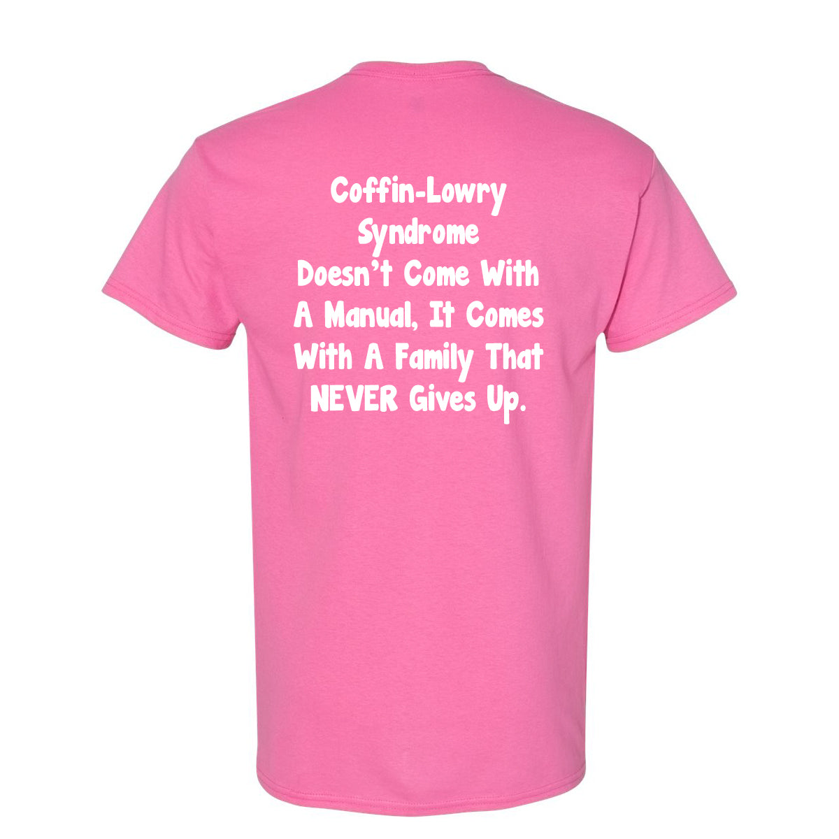 Coffin-Lowry Syndrome T-Shirts (ADULT SHORT SLEEVE)