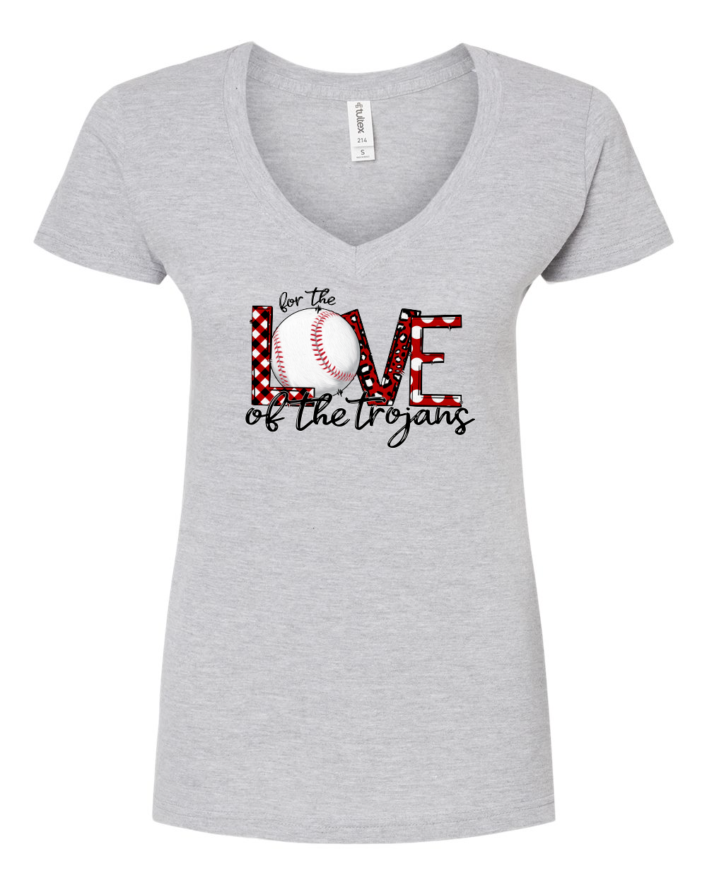 Love Of The Trojans Baseball Shirt - CGB