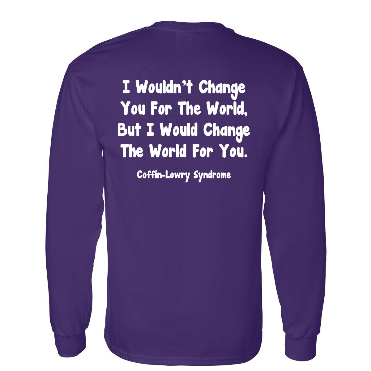 Coffin-Lowry Syndrome T-Shirts (YOUTH LONG SLEEVE)