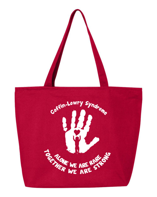 Coffin-Lowry Syndrome Zippered Canvas Bag