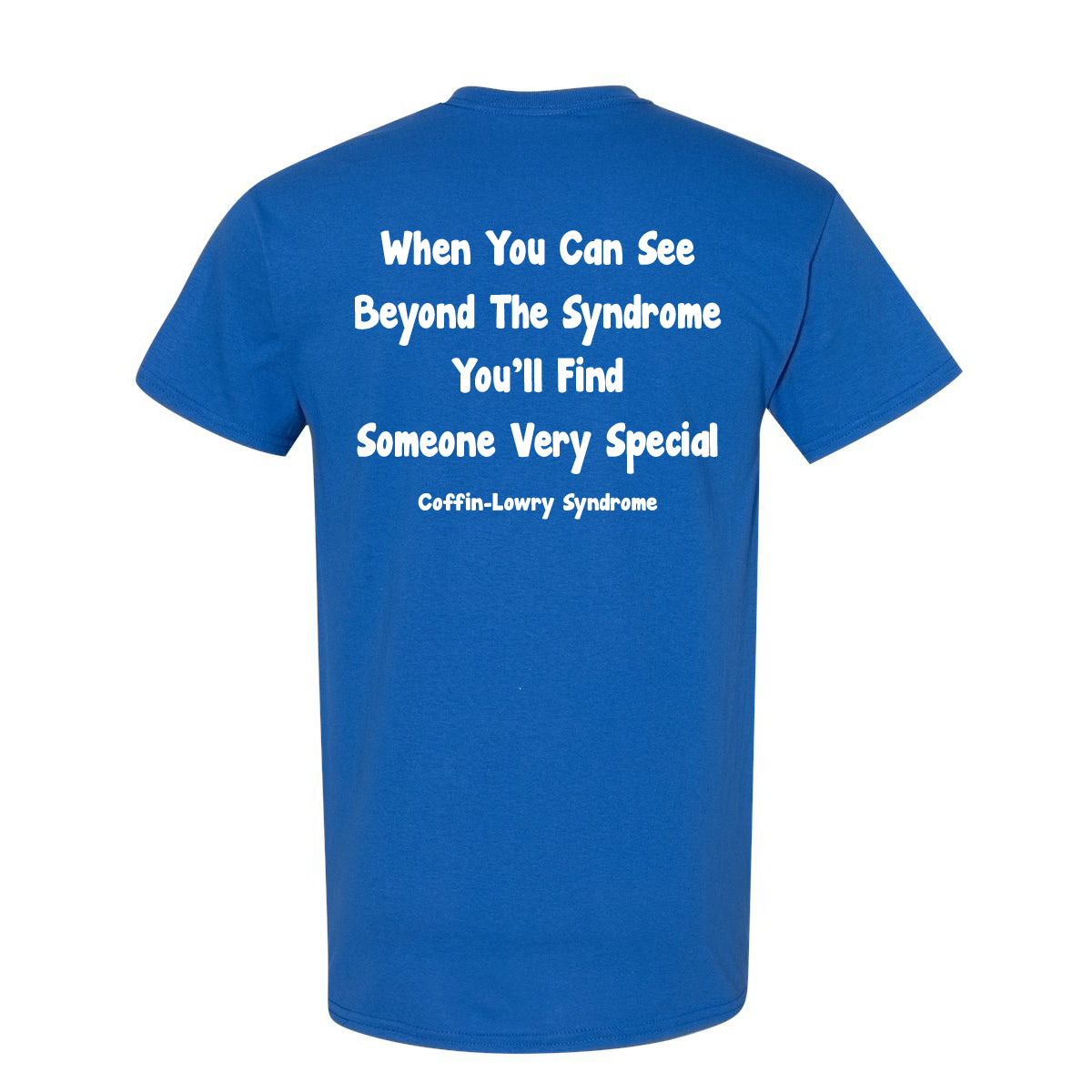 Coffin-Lowry Syndrome T-Shirts (ADULT SHORT SLEEVE)