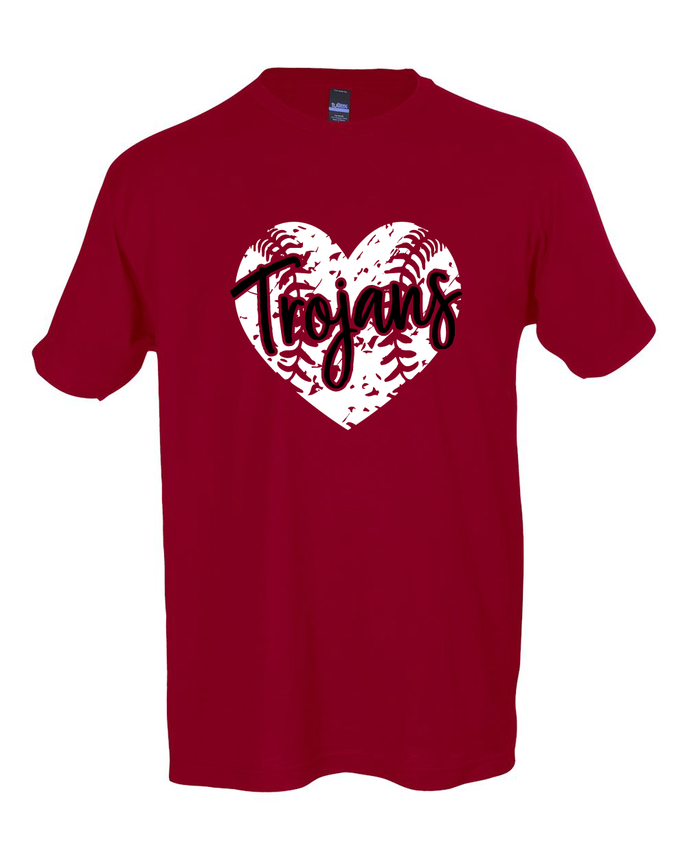 Trojans Baseball Heart - CGB