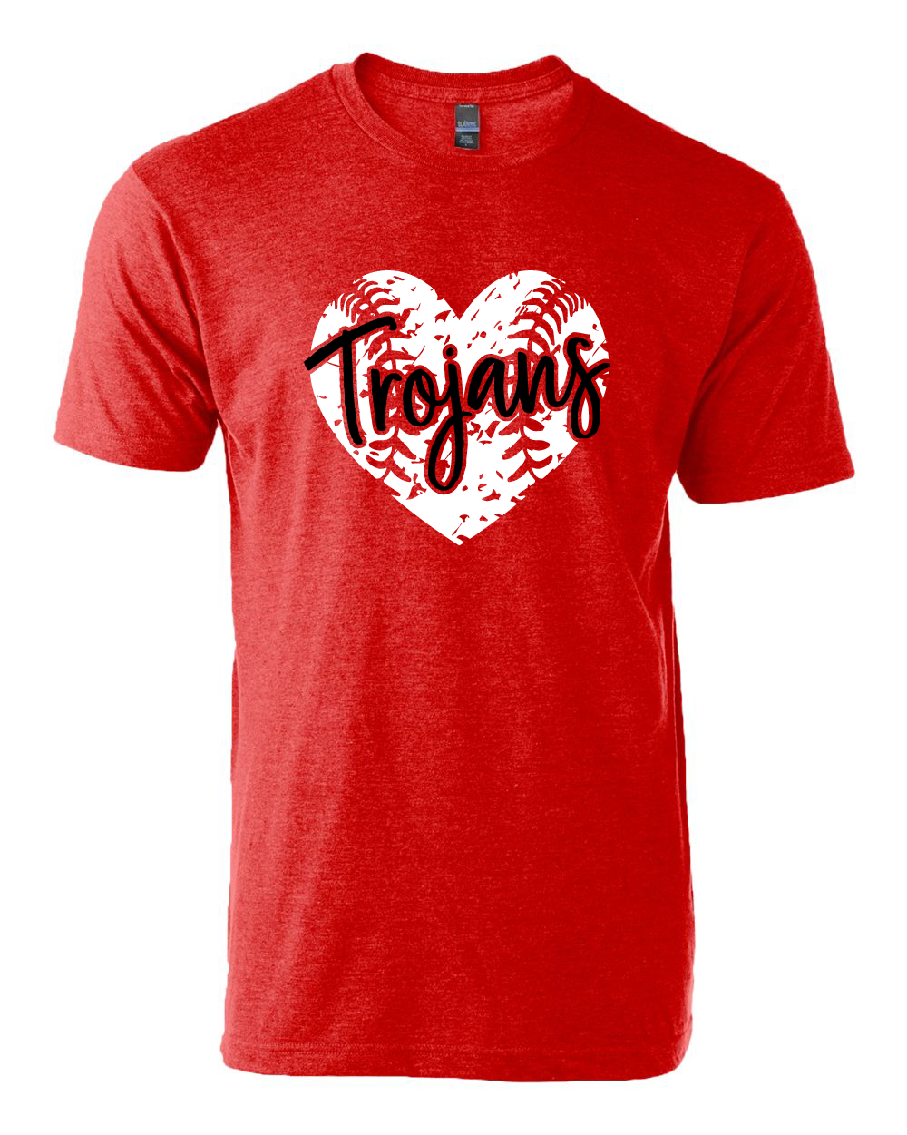 Trojans Baseball Heart - CGB