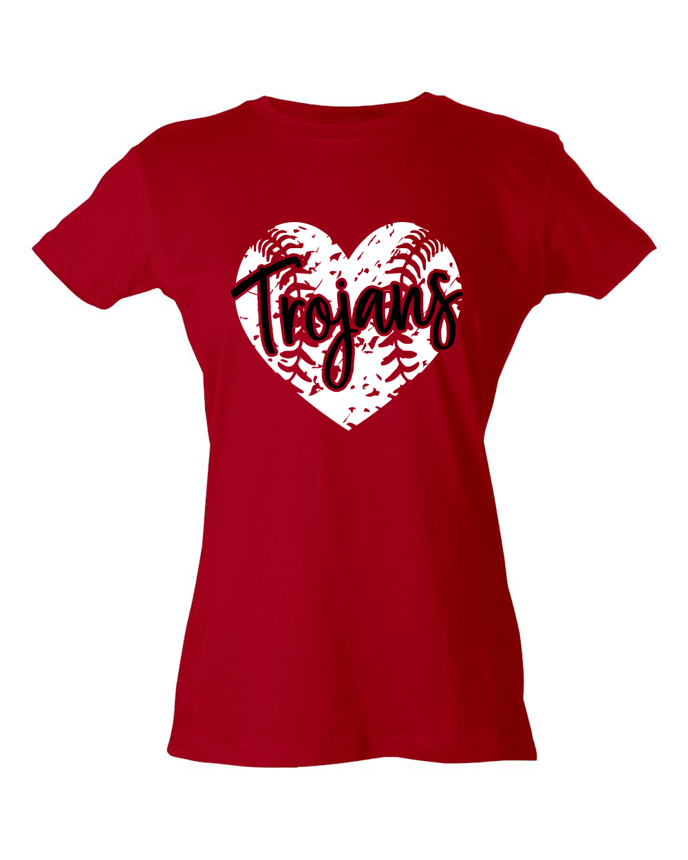 Trojans Baseball Heart - CGB