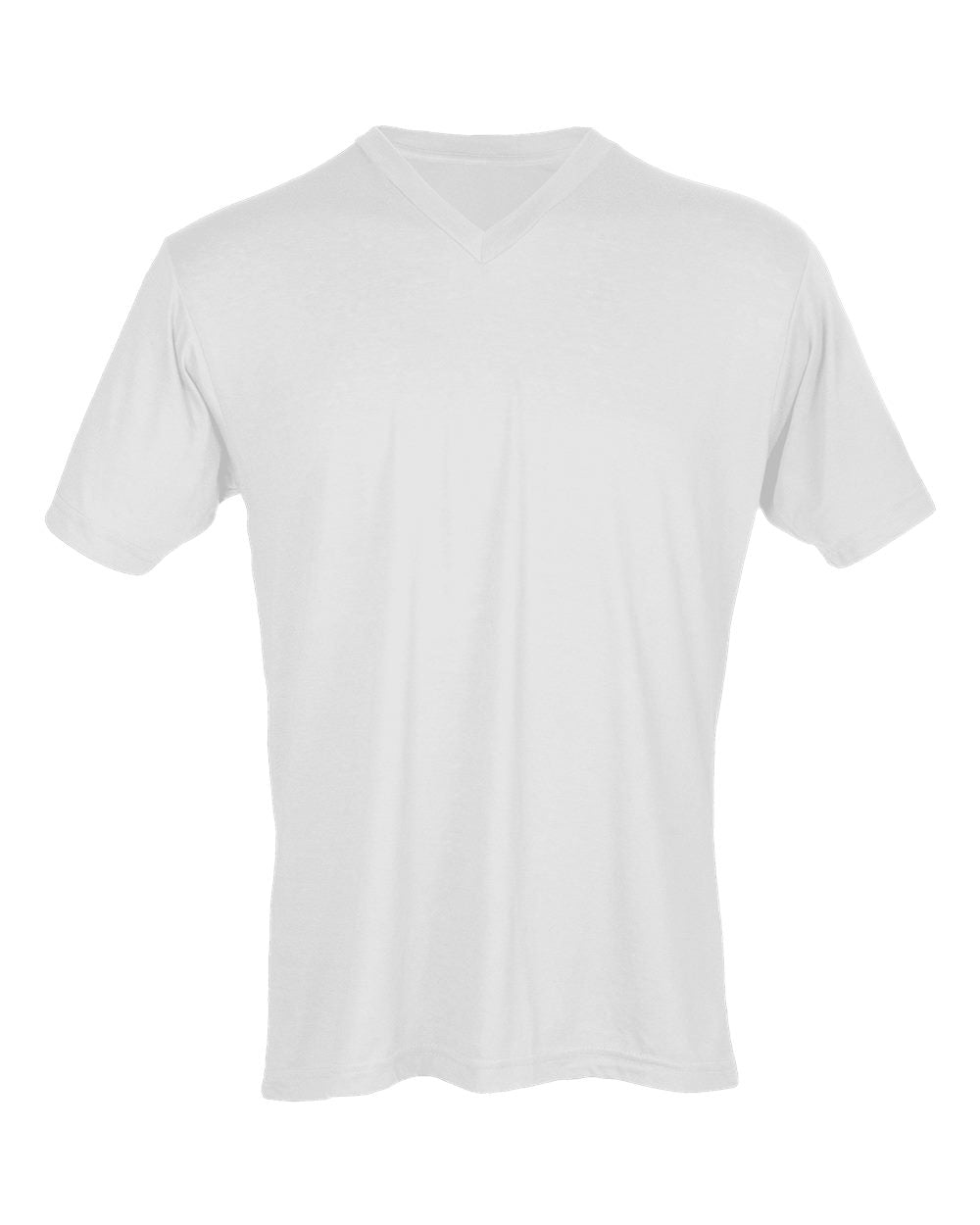 Tultex 207 - Unisex Poly-Rich V-Neck T-Shirt